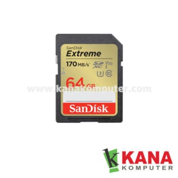 SdCard Sandisk Extreme SDXC 64GB Upto 170MB/s